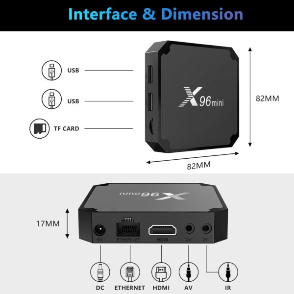 Smart Tv Box Android Player X96mini