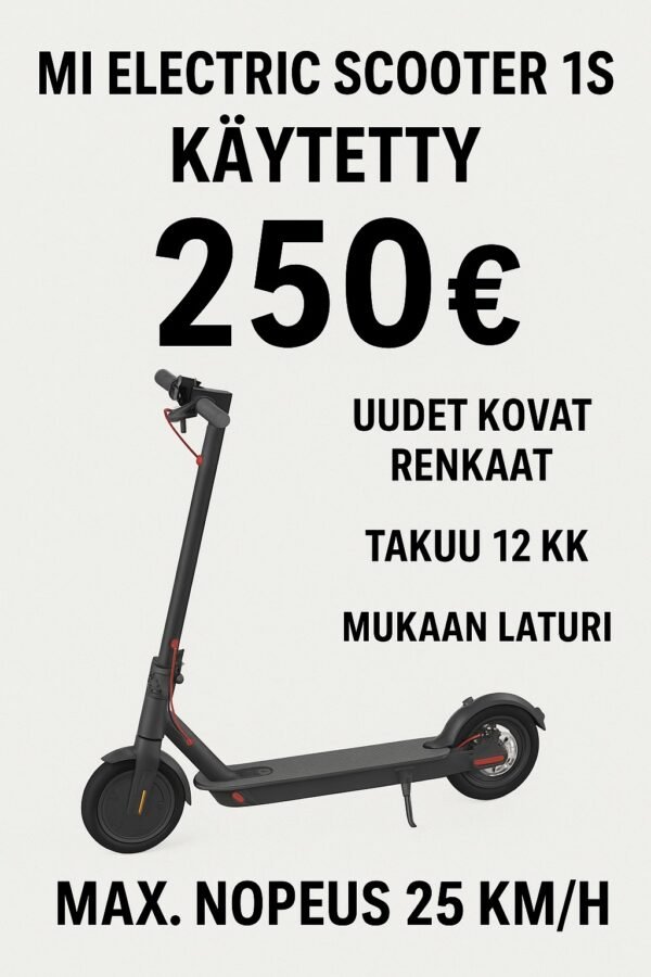 Xiaomi Mi Electric Scooter Essential 1S sähköpotkulauta