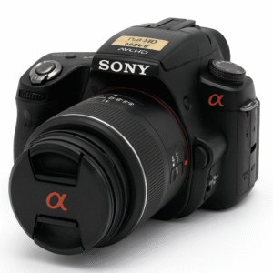 Sony α55 (SLT-A55V) + Sony 18–55mm f/3.5–5.6 SAM -objektiivi