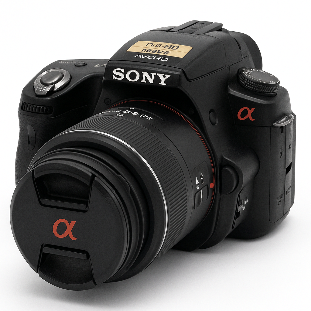 Sony α55 (SLT-A55V) + Sony 18–55mm f/3.5–5.6 SAM -objektiivi