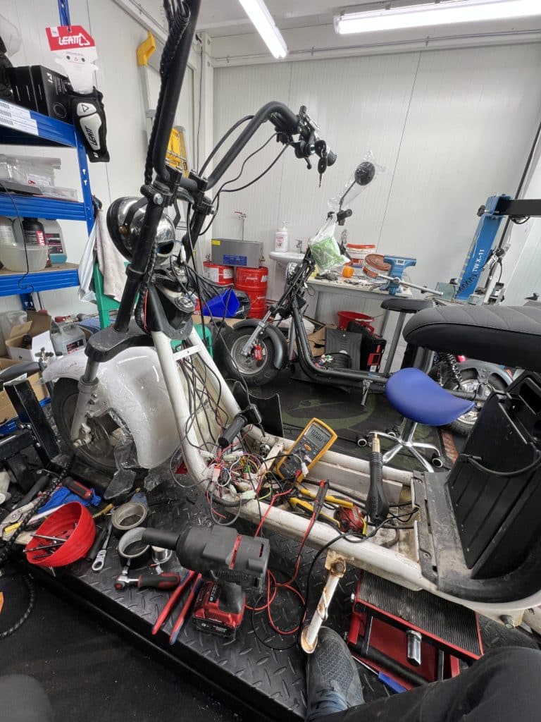 electric scooter maintenance
